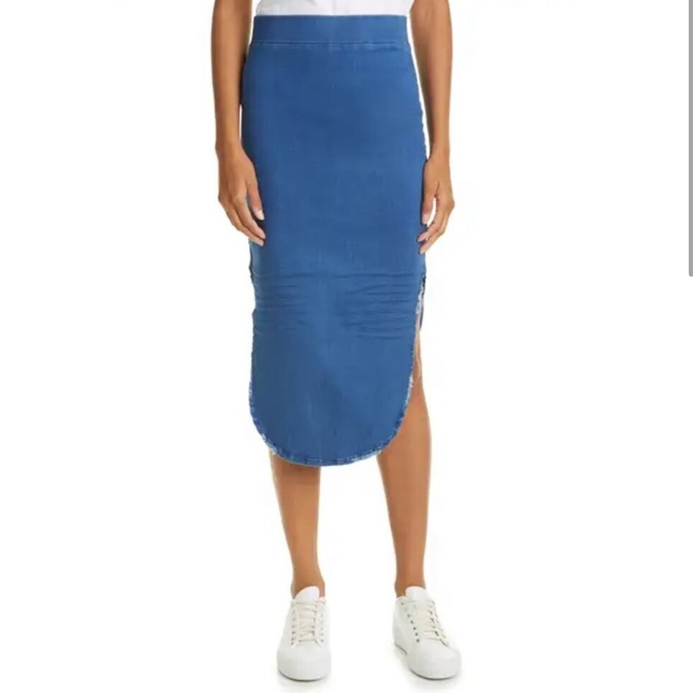 Frank & Eileen Donegal unforgettable midi skirt denim wash stretch cotton new 2